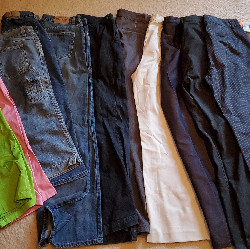Lot Of Size 14 Pants & Capris: New & Gently Used